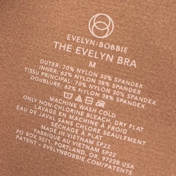Evelyn & Bobbie The Evelyn Bra Medium Brown Seamless Wireless Stretch - Picture 6 of 7